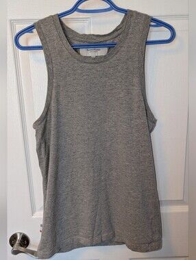Province of Canada: 100% Cotton Grey Sleeveless Tank Top
